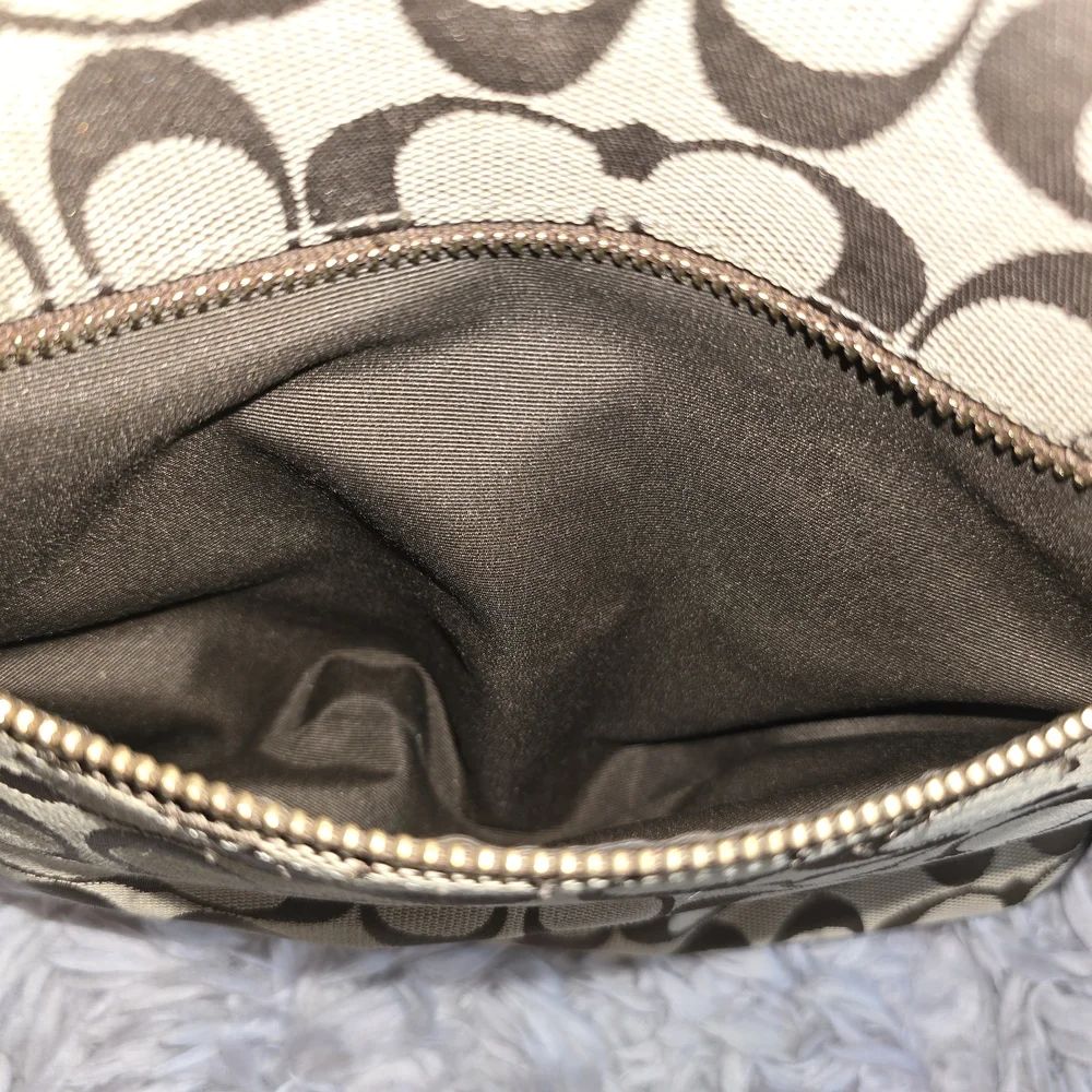 Coach Signature Canvas Brown Tote Bag